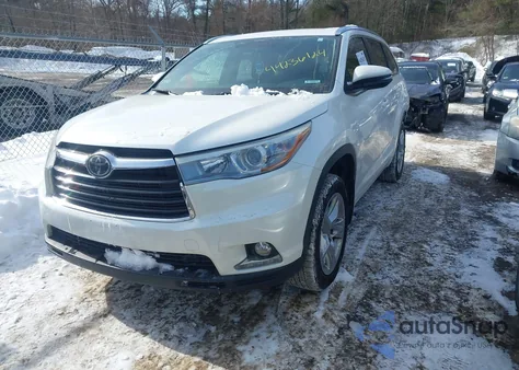 2015 Toyota Highlander Limited Platinum V6/Limited V6 из США, поврежденный, VIN 5TDDKRFH9FS13544